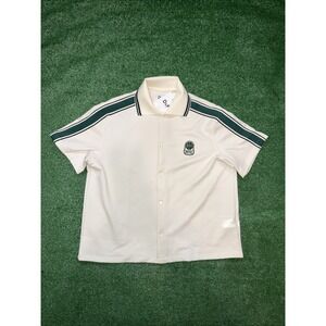 D&F Ricky Singh Relaxed Fit Shirt Men's Sm‎ Snap Front NYC Basketball NWT